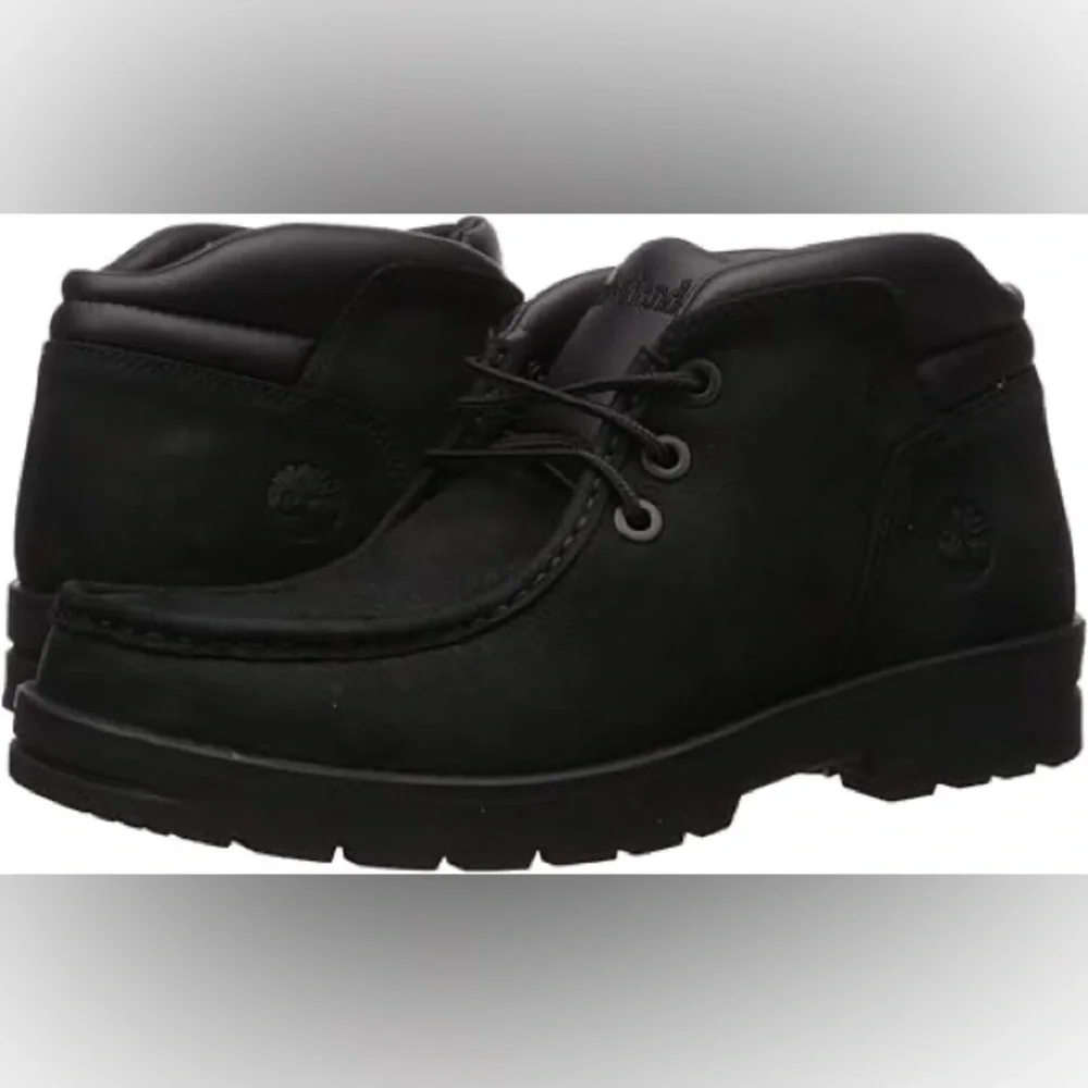 Timberland Black Newtonbrook Moc Toe Chukka Boots Size 10.5